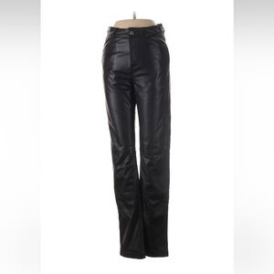 Deadwood Black Leather Pants